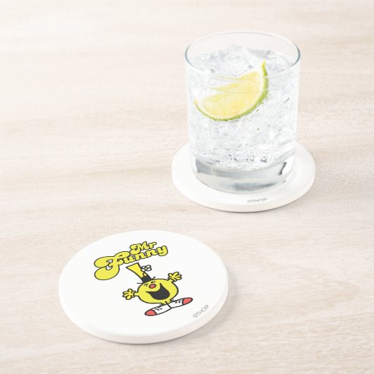 Herr Funny Laughing Hysterisch Untersetzer (Seite)