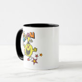 Herr Funny | Leuchtende Sterne Tasse (Vorderseite Links)