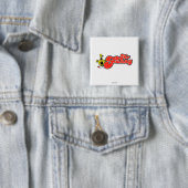 Herr Funny | Rote Buchstaben Button (Beispiel)