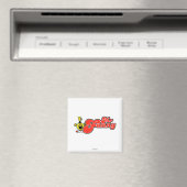 Herr Funny | Rote Buchstaben Magnet (In Situ (Geschirrspüler))