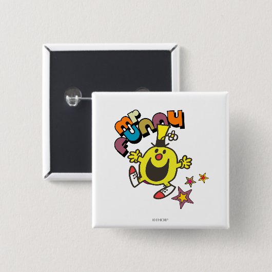 Herr Funny | Sternenschimmer Button (Vorne & Hinten)