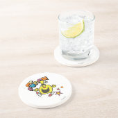 Herr Funny | Sternenschimmer Sandstein Untersetzer (Seite)