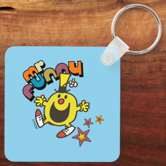 Herr Funny | Sternenschimmer Schlüsselanhänger (Rückseite)