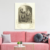 Herr G. V. Brooke als Othello und James Bennett al Leinwanddruck (Insitu (Wohnzimmer))