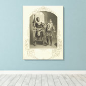 Herr G. V. Brooke als Othello und James Bennett al Leinwanddruck (Insitu (Holzboden))