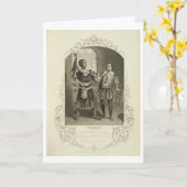 Herr G.V. Brooke als Othello und James Bennett als Karte (Gelbe Blume)