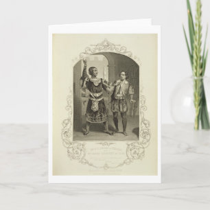 Herr G.V. Brooke als Othello und James Bennett als Karte