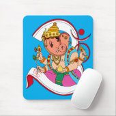 Herr Ganesha Mousepad (Mit Mouse)