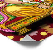 Herr Ganesha  Poster (Ecke)