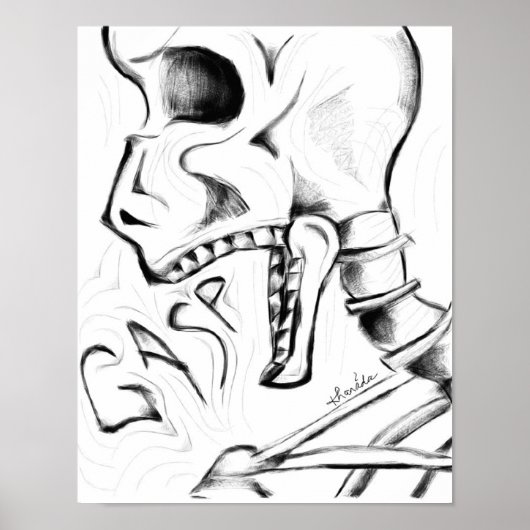 Herr Gasp 11 x 14 Poster (Vorne)