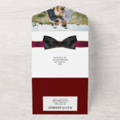 Herr | Gay Ehepaar Foto All In One Einladung (Außenbereich)