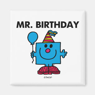 Herr Geburtstag Frohe Geburtstagsballon Magnet
