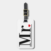 Herr Gepäckanhänger (Vorderseite vertikal)