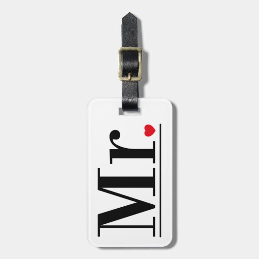 Herr Gepäckanhänger (Vorderseite vertikal)