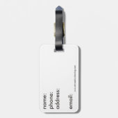 Herr Gepäckanhänger (Rückseite vertikal)