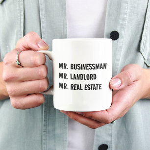 Herr Geschäftsmann Herr Vermieter Herr Immobilienh Tasse