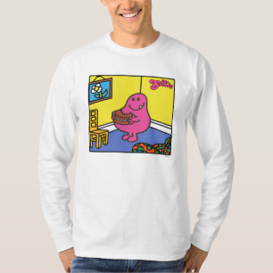 Herr Gierig Essen im Wohnzimmer T-Shirt