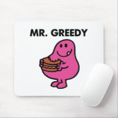 Herr Gierig isst Kuchen Mousepad (Mit Mouse)
