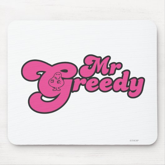 Herr Gierig ruht sich im G aus Mousepad (Vorne)