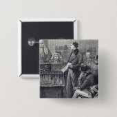 Herr Gladstone, das seine Erstrede hält Button (Vorne & Hinten)