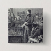 Herr Gladstone, das seine Erstrede hält Button (Vorderseite)