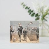 Herr Gladstone und seine Mitarbeiter Postkarte (Stehend Vorderseite)