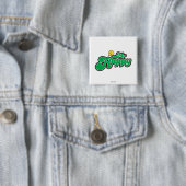 Herr Glück rutscht grüne Buchstaben herunter Button (Beispiel)