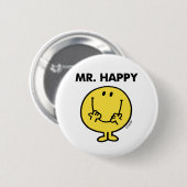 Herr Glücklich | Riesiges Smiley-Gesicht Button (Vorne & Hinten)