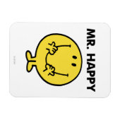 Herr Glücklich | Riesiges Smiley-Gesicht Magnet (Horizontal)