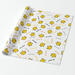 Herr Glücklich Tanzen & Lächeln Geschenkpapier