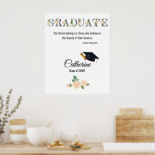 HERR Glückwunsch Abschluss Poster (Küche)