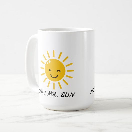 HERR GOLDEN SUN KAFFEETASSE (Vorderseite Links)