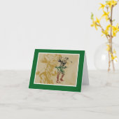 Herr-Golfspieler Karte (Gelbe Blume)