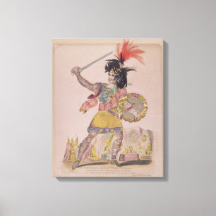 Herr Gomersall in der Rolle des Grafen Douglas Leinwanddruck