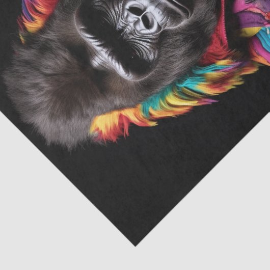 Herr Gorilla Seidenpapier (Ausschnitt)