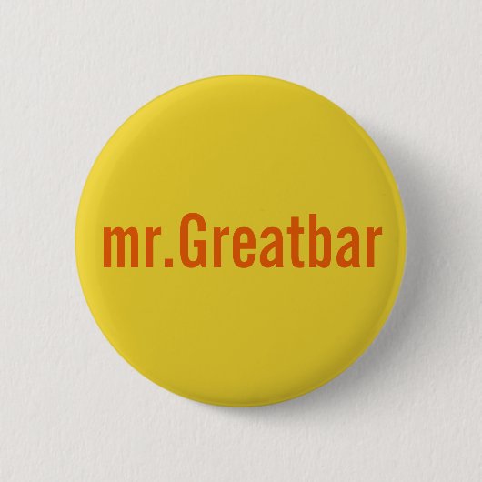 Herr Greatbar Button (Vorderseite)