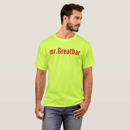 Herr Greatbar T-Shirt (Vorne ganz)