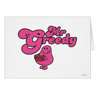 Herr Greedy Enjoying Dessert