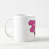 Herr Greedy Enjoying Dessert Kaffeetasse (Links)