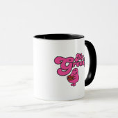 Herr Greedy Enjoying Dessert Tasse (VorderseiteRechts)