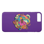 Herr Greedy | Farbige Wirbel und Sterne Case-Mate iPhone Hülle (Rückseite (Horizontal))