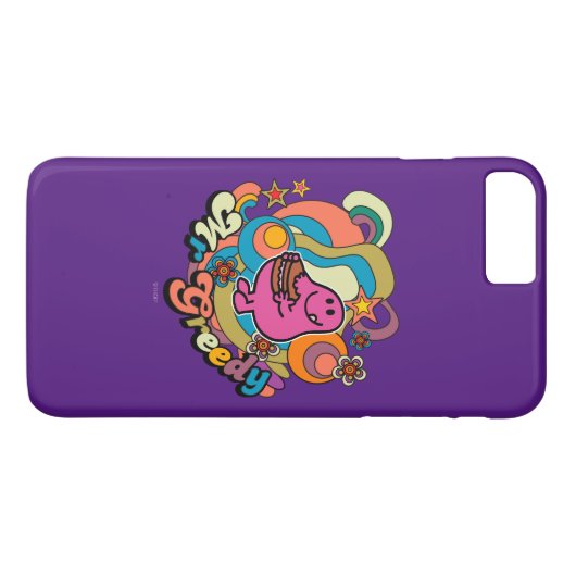 Herr Greedy | Farbige Wirbel und Sterne Case-Mate iPhone Hülle (Rückseite (Horizontal))