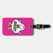 Herr Greedy Gepäckanhänger (Vorderseite horizontal)