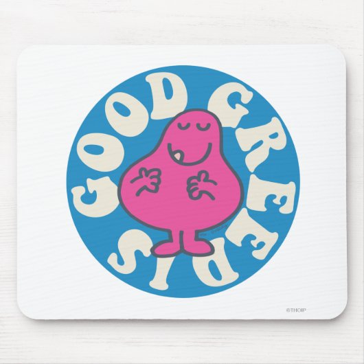 Herr Greedy | Gier ist gut Mousepad (Vorne)