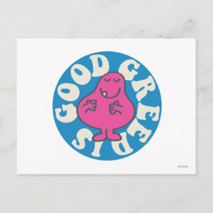 Herr Greedy   Gier ist gut Postkarte