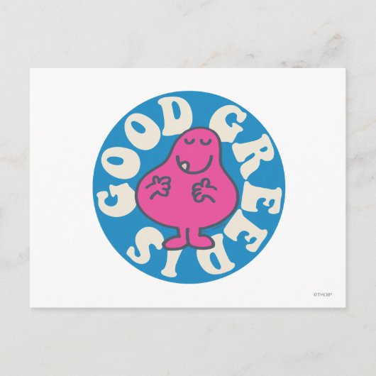 Herr Greedy | Gier ist gut Postkarte (Vorderseite)