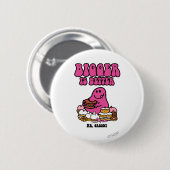 Herr Greedy | Größere ist besser Button (Vorne & Hinten)