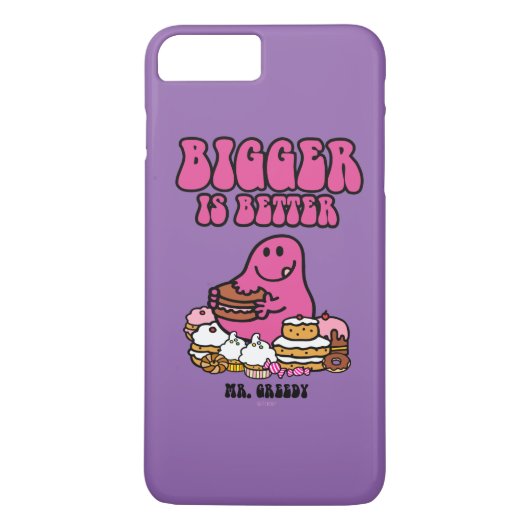 Herr Greedy | Größere ist besser Case-Mate iPhone Hülle (Rückseite)
