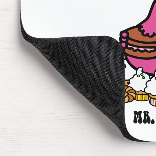 Herr Greedy | Größere ist besser Mousepad (Ecke)