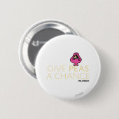 Herr Greedy | Peas A Chance Button (Vorne & Hinten)